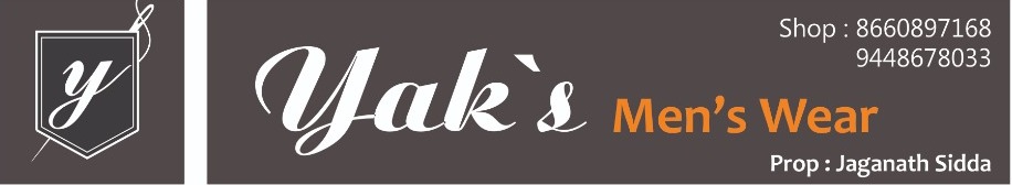 Yak's Men's Wear Logo